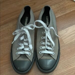 Converse Gray Canvas Sneakers